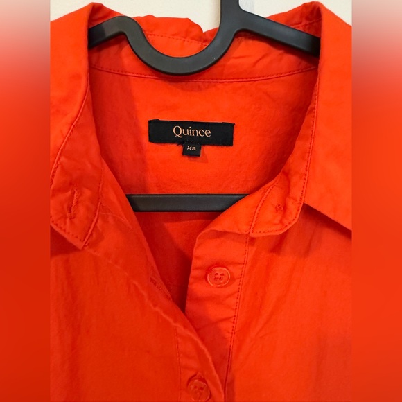 Quince 100% Organic Cotton Poplin Midi Tunic Dress XS - Picture 3 of 9